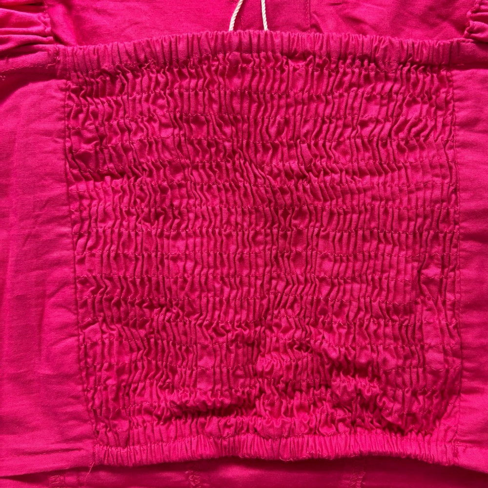 SIM & SAM Rose Violet Sleeveless Corset-Style Cropped Top--NWT--XS - Picture 8 of 12